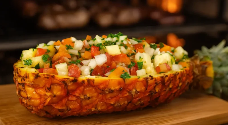 Receita Vinagrete de Abacaxi