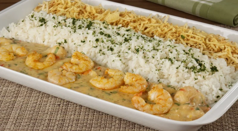 Strogonoff de Camarão